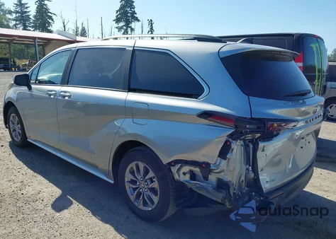 2025 Toyota Sienna Xle 8 Passenger from USA, damaged, VIN 5TDYRKEC9SS264812